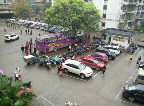 图为广西桂林网友微博提供的图片。
