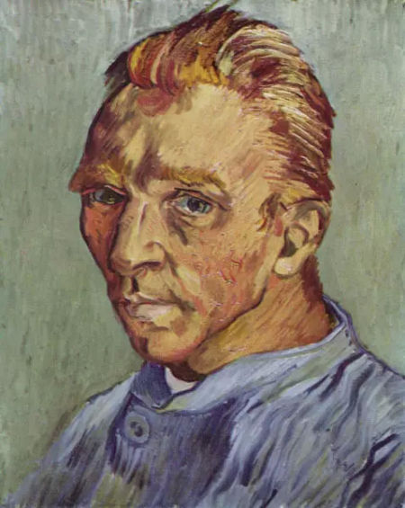 《没胡须的自画像》(Portrait de l’artiste sansbarbe,1889 ) 《没胡须的自画像》(Portrait de l’artiste sansbarbe,1889 )