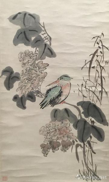 黄宾虹花鸟作品中的“大鸟”