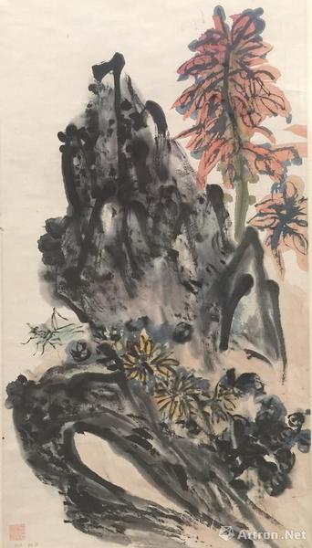 黄宾虹花鸟作品中对于墨的多种尝试