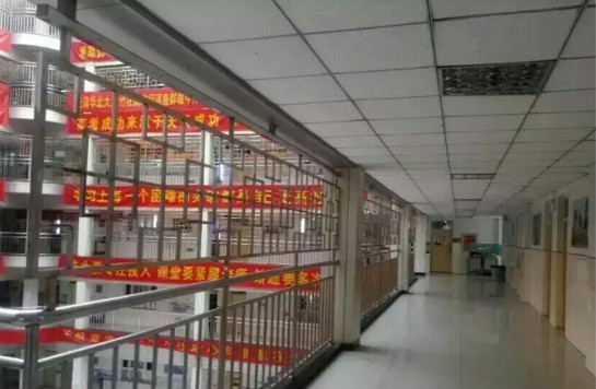 衡水二中安装铁栏如同监狱-或为防学生跳楼3