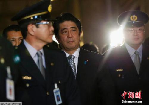 资料图：日本首相安倍晋三。