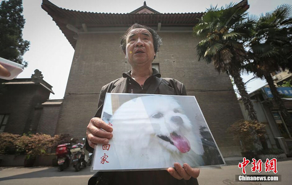 南京老伯满城找爱犬 88天写下心痛日记5