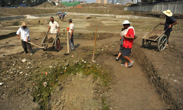 成都工地发现盛唐时园林遗址7