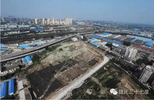彩虹桥东南侧工地