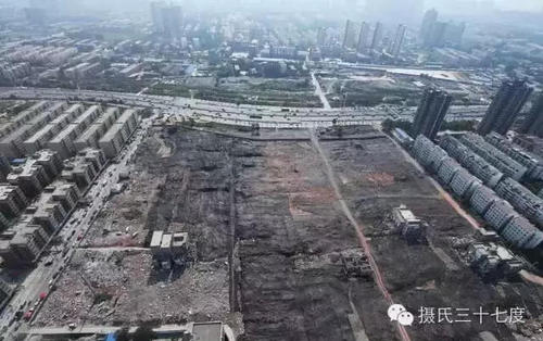 郑州西三环附近的拆迁工地1