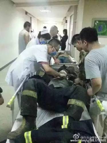 塘沽的医院在事件发生后4小时内