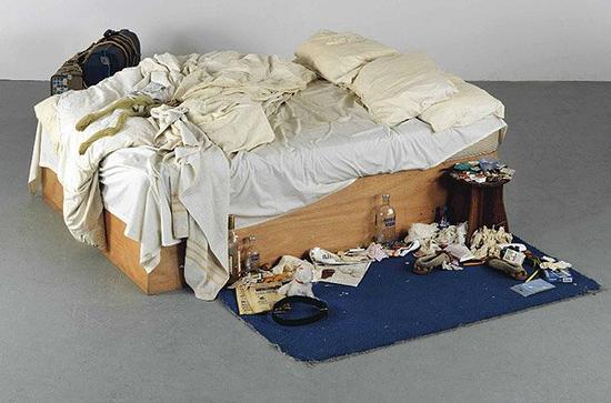 翠西•艾敏,《我的床》(1998)图片:courtesy of Tate.