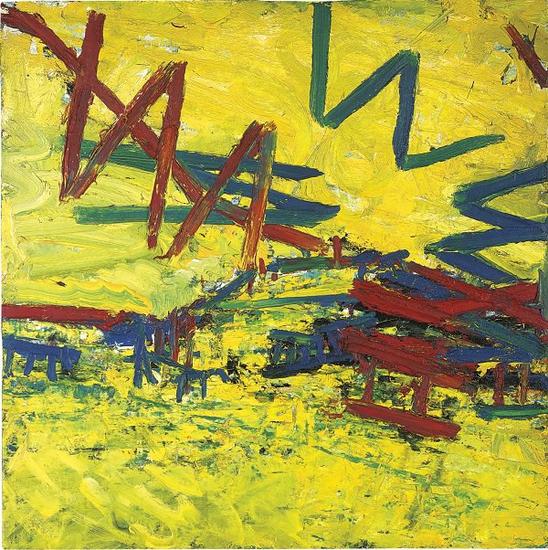 弗兰克·奥尔巴赫,《樱草山,夏天》(1968)图片:Courtesy of Sotheby's.