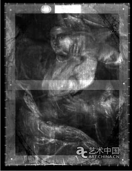 《提香的情人》X光检查