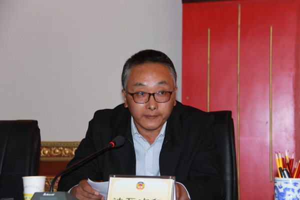 3.拉萨市政协委员、文史委员会主任达瓦次仁发言