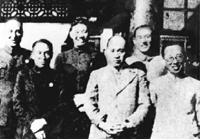 东北民众抗日救国会成立时领导机构合影 东北民众抗日救国会成立时领导机构合影