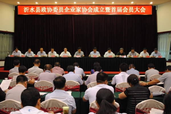 沂水县政协委员企业家协会成立