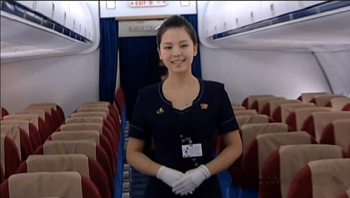 朝鲜空姐登上封面