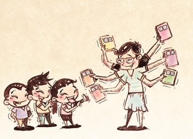 “体育老师教数学”