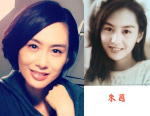 已经当妈的朱茵，似乎少了些往日的灵气，多了一份娴雅平淡。
