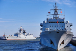 中国海军舰艇编队抵达波兰进行首访