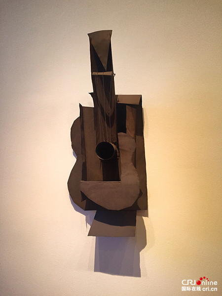 Guitar.Paris,Ferrous sheet metal and wire，1914.复制品