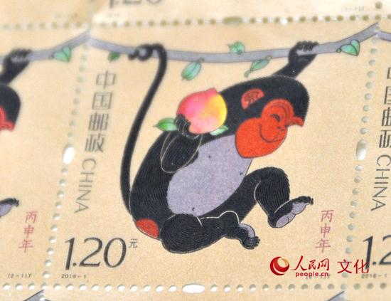 近距离能看见一根根清晰可见的猴毛。(人民网 王鹤瑾 摄)
