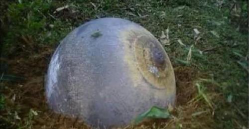 越南再现空中坠落球状物体此前已发现两个（图）