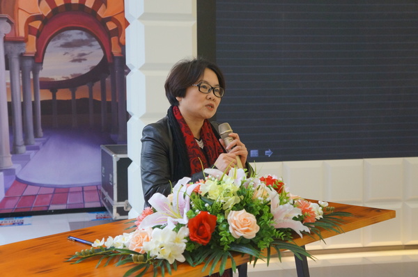 厦门市湖里区政协委员、蝌蚪生态空间创始人庄洁在启动仪式上讲话。