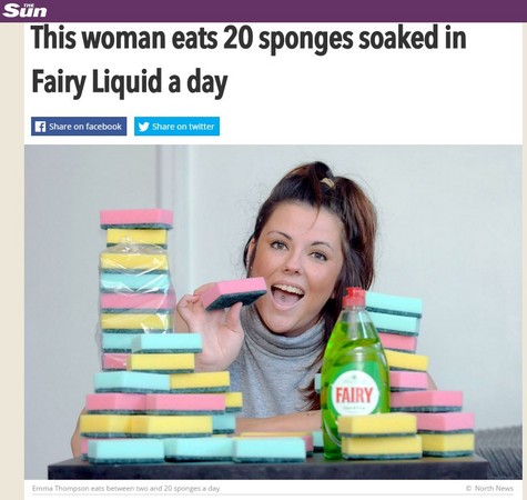 艾玛汤普森罹患异食症，爱吃海绵成瘾