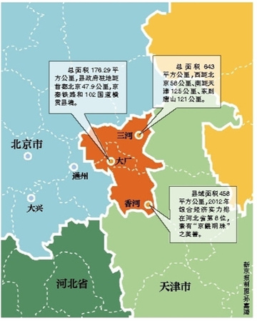 河北有统一规划“北三县”考虑辟谣京津冀共管