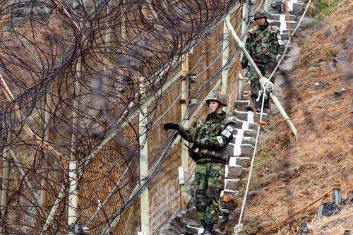 韩国前线哨所枪走火向朝鲜误射子弹