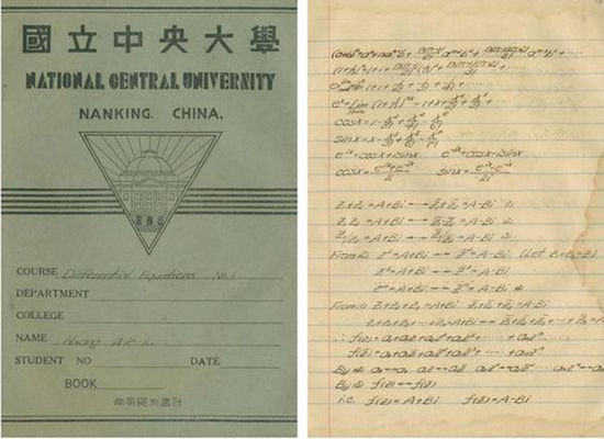 中科院院士数学笔记曝光：全英文工整如印刷体