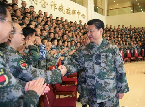 4月20日上午，中共中央总书记、国家主席、中央军委主席、军委联指总指挥习近平到军委联合作战指挥中心视察，代表党中央和中央军委，向军委和战区两级联指中心全体指战员致以诚挚问候。