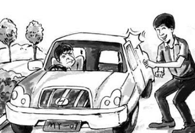 关车门太重遭暴打