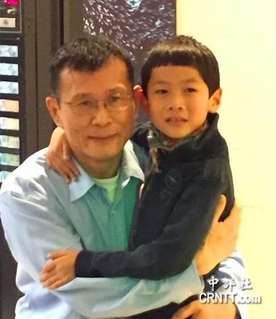 高放与小俊烨 蔡丽华拍摄