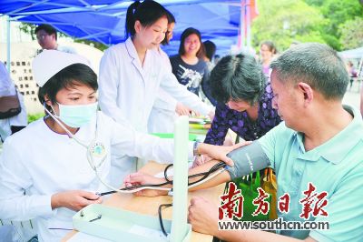 爱心义诊现场