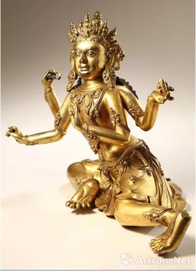 明永乐 毗湿奴 汉藏风格（北京宫廷）估价：RMB 5，500，000-6，500，000 北京保利