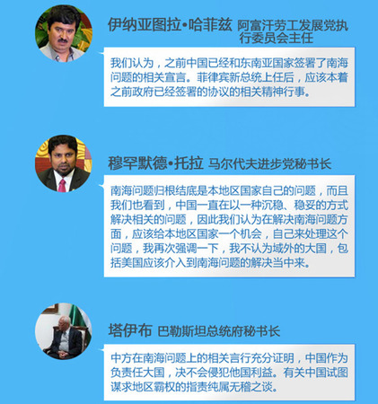 70余国表态不承认南海仲裁结果 俄印发声明挺华6
