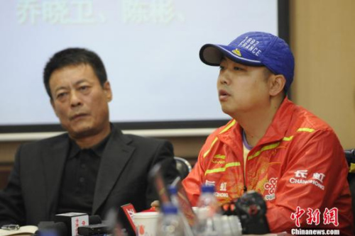 资料图：刘国梁。<a target='_blank' href='http://www.chinanews.com/'>中新社</a>发 崔楠 摄