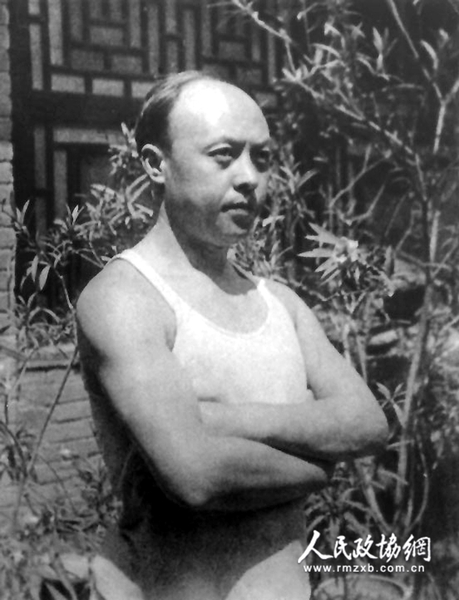 1938年抗战时期的李苦禅_副本