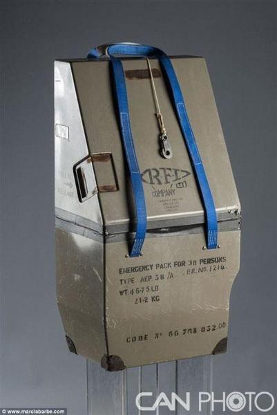 资料图：即将拍卖的飞机物品。