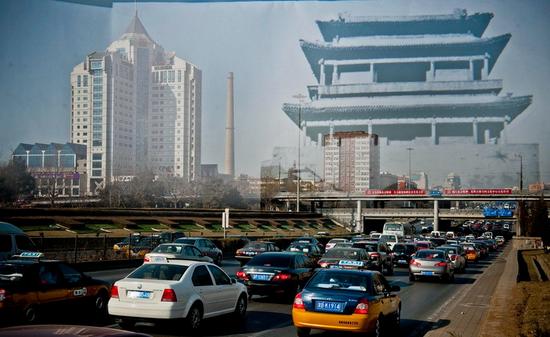 现在的广安门地区（图源 新京报 新浪新闻中心联合出品《城门变》，摄影 李飞）