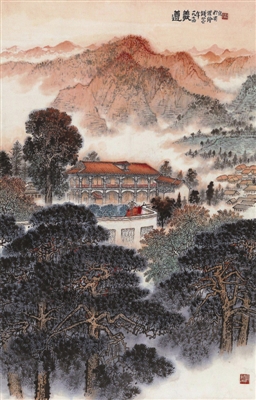 钱松嵒《遵义》，在中国嘉德2012秋拍会上获价862.5万元