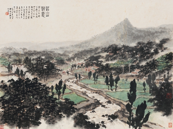 傅抱石 韶山诗意