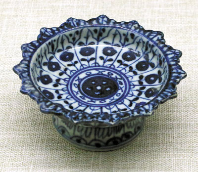 清代景德镇青花瓷豆(“小白礁I号”出水)