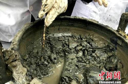 河南楚墓中发现“牛肉汤”？专家：实为地下渗水