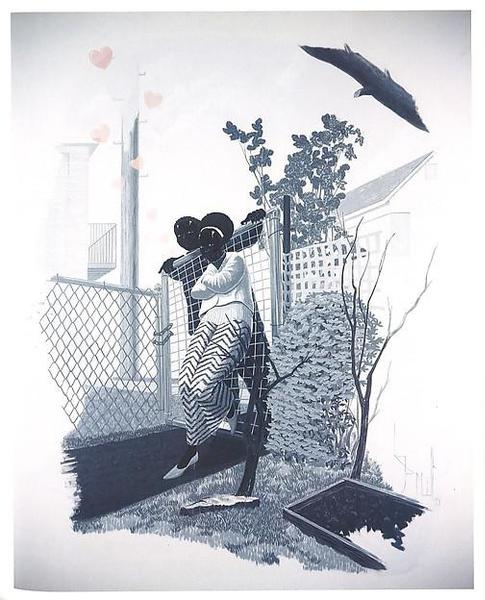 《小插图之四（Vignette IV）》，PVC板上丙烯，2005年。图片来源：大都会布劳耶分馆官网