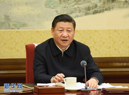 12月26日至27日，中共中央政治局召开民主生活会，中共中央总书记习近平主持会议并发表重要讲话。 新华社记者 饶爱民 摄