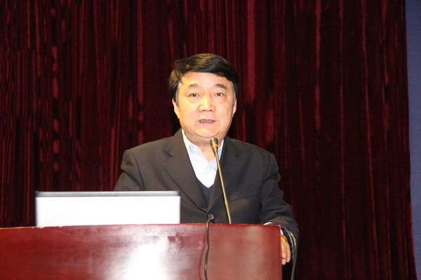 ９、苏州大学党委书记王卓君做主题发言。吴琛 摄影
