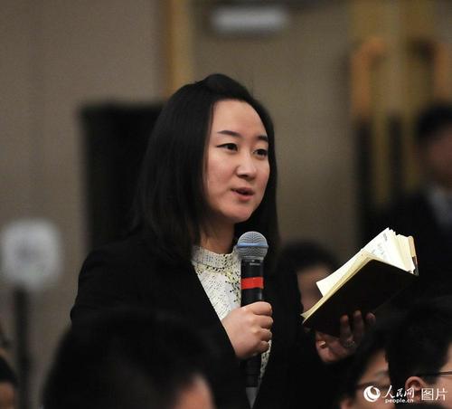 中央电视台记者提问