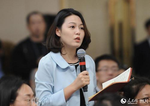 中央电视台记者提问