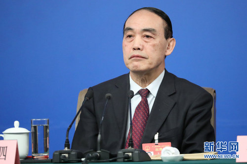 图为环境与资源保护委员会副主任委员袁驷。新华网中国政府网 孙韬 摄