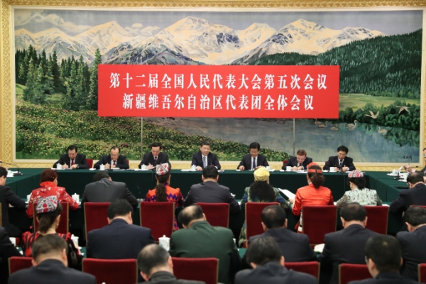习近平参加新疆团审议：像爱护自己的眼睛一样爱护民族团结